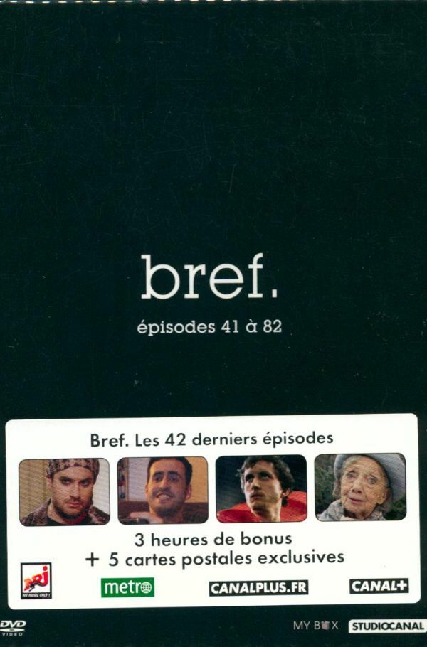 Livrenpoche : Bref, - Vol. 2 - Épisodes 41 à 82 + 5 cartes postales - Kyan Khojandi, Bruno Muschio - DVD