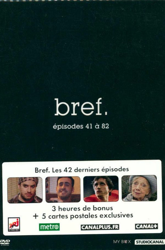 Livrenpoche : Bref, - Vol. 2 - Épisodes 41 à 82 + 5 cartes postales - Kyan Khojandi, Bruno Muschio - DVD