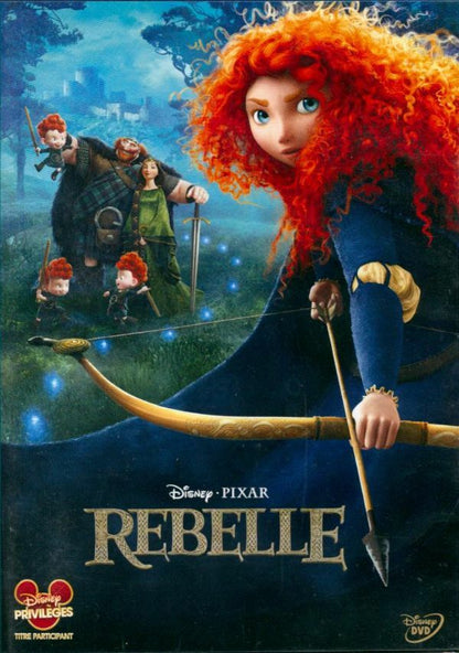 Livrenpoche : Rebelle - Steve Purcell, Mark Andrews, Brenda Chapman - DVD