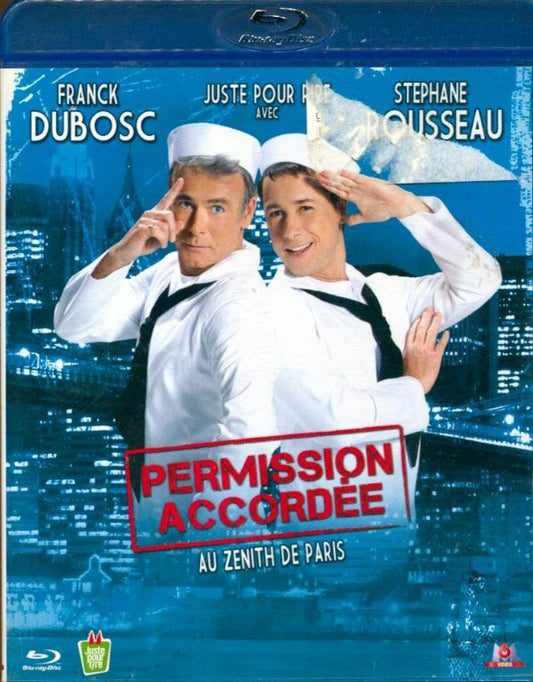 Livrenpoche : Juste pour rire avec Franck Dubosc et Stéphane Rousseau - Permission accordée (Blu-ray) - Didier Froelhy - DVD