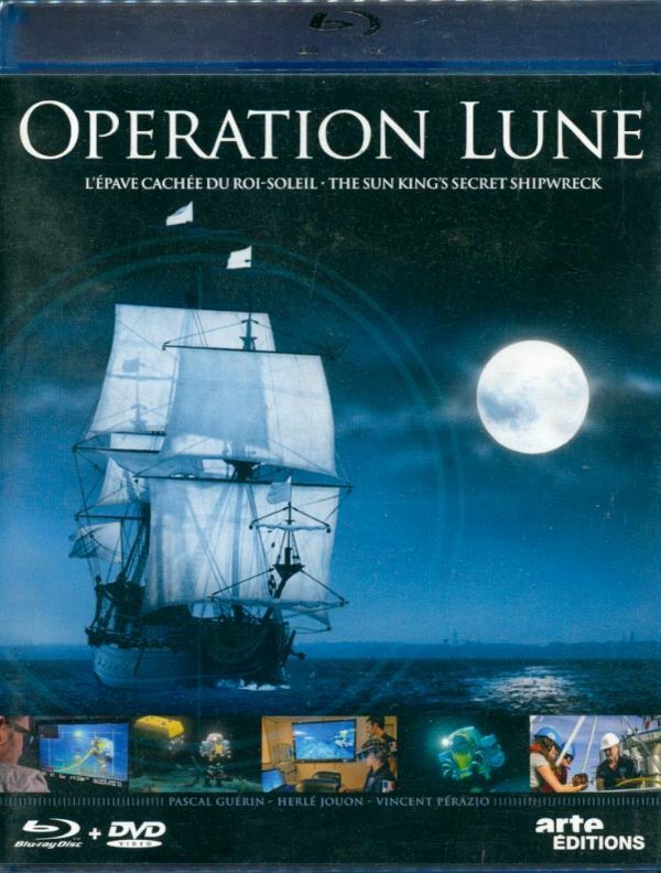 Livrenpoche : Opération Lune : l'épave cachée du Roi-Soleil (Combo Blu-ray + DVD) (Combo Blu-ray + DVD) - Herlé Jouon, Pascal Guérin, Vincent Pérazio - DVD