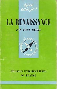Livrenpoche : La Renaissance - Paul Faure - Livre