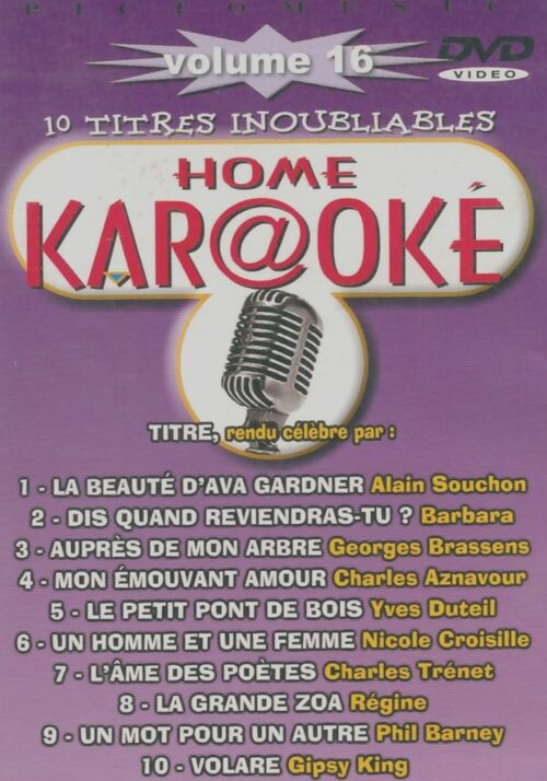 Home Kar@oké : 10 titres inoubliables - Vol.16 - XXX - DVD