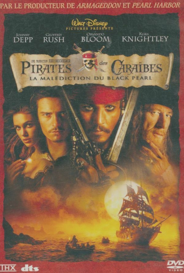 Livrenpoche : Pirates des Caraïbes - La Malédiction du Black Pearl - Gore Verbinski - DVD