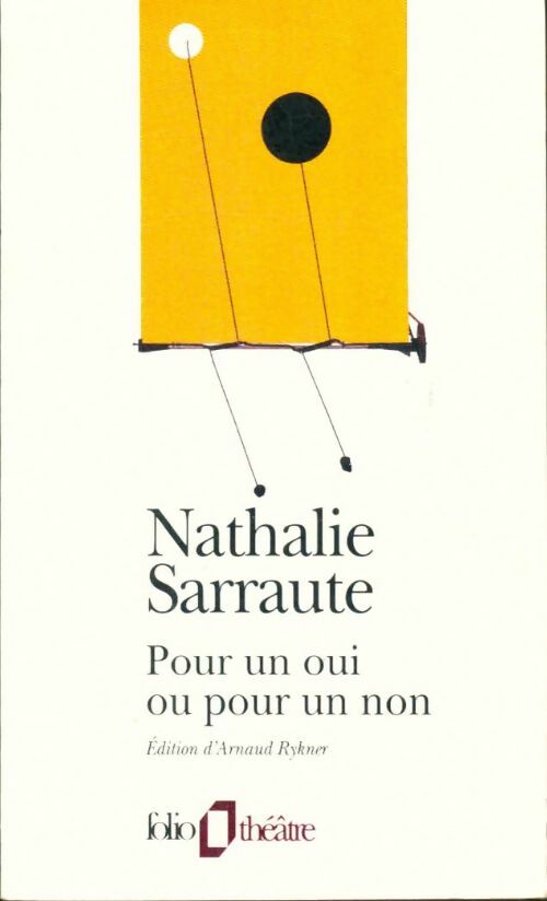 Livrenpoche : Pour un oui ou pour un non - Nathalie Sarraute - Livre