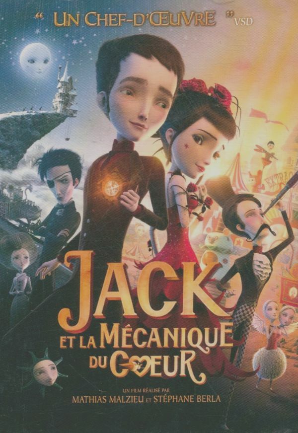 Livrenpoche : Jack et la mécanique du Coeur - Stéphane Berla, Mathias Malzieu - DVD