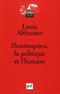 Livrenpoche : Montesquieu, la politique et l'histoire - Louis Althusser - Livre