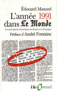 Livrenpoche : L'année 1991 dans Le Monde - Edouard Masurel - Livre