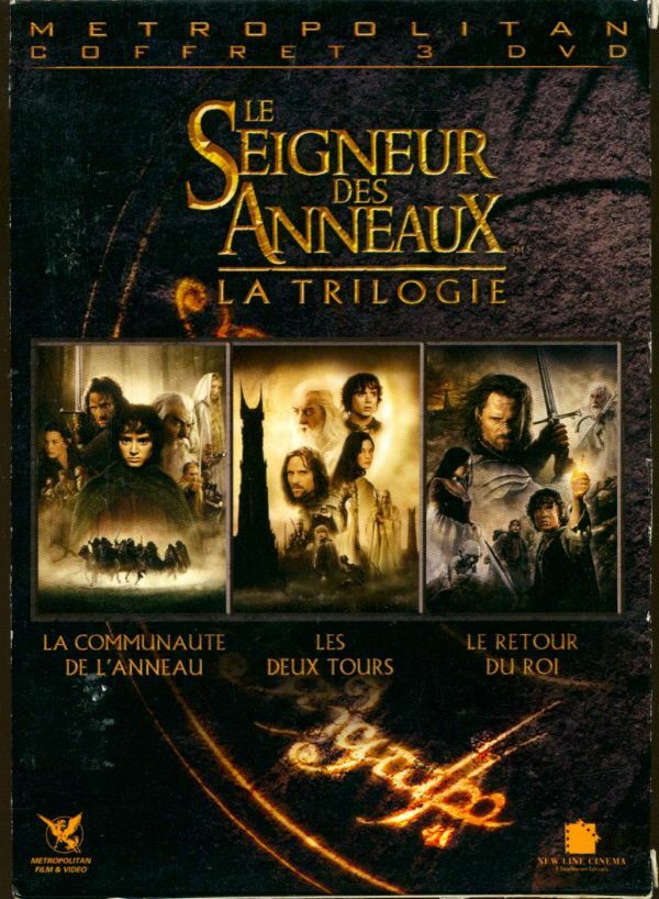 Livrenpoche : Le Seigneur des Anneaux-La trilogie (Édition Simple) - Peter Jackson - DVD
