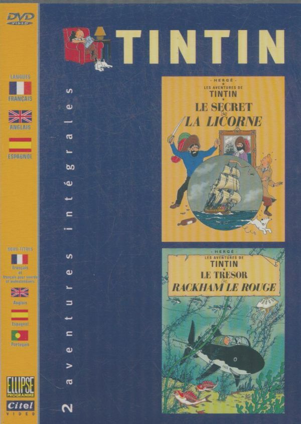 Livrenpoche : Les Aventures de Tintin : Le Secret de la Licorne / Le Trésor de Rackham le rouge - Stéphane Bernasconi - DVD