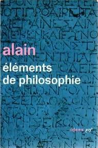 Livrenpoche : Eléments de philosophie - Alain - Livre