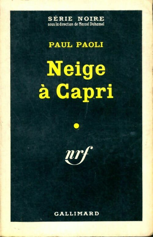 Livrenpoche : Neige à Capri - Paul Paoli - Livre