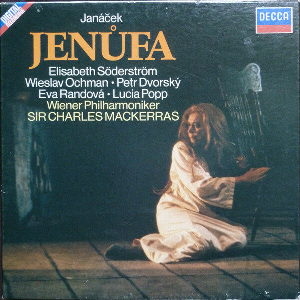 Livrenpoche : Janá?ek* / Elisabeth Söderström, Wieslaw Ochman*, Peter Dvorský, Eva Randová, Lucia Popp, Wiener Philharmoniker, Sir Charles Mackerras - Jenufa (3 disques) - Elisabeth Söderström, Wieslaw Ochman*, Peter  - Vinyle