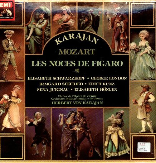 Mozart, Karajan - Les Noces De Figaro - Mozart : Karajan, Elisabeth Schwarzkopf, Geor - Vinyle