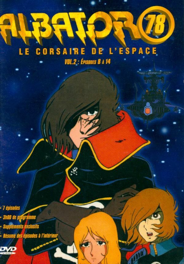 Livrenpoche : Albator 78 - Volume 2 - Akinori Orai, Jôhei Matsuura, Kaori Kamiyama, Katsumi Minoguchi, Kazumi Fukushima, Masayuki Akehi, Masayuki Ozeki, Rintaro - DVD