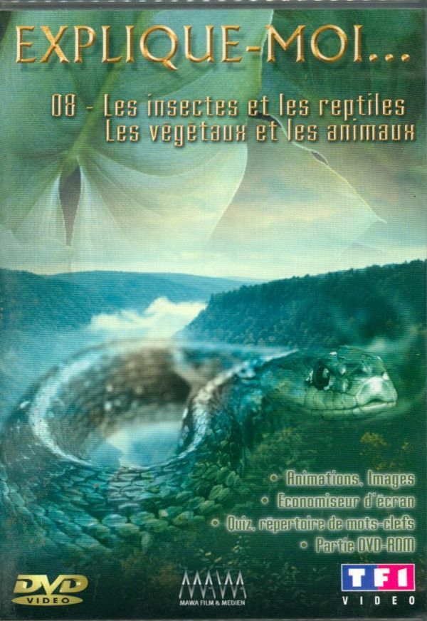 Livrenpoche : Explique-moi... - Vol.8 : Les Végétaux et les animaux / Les Insectes et les reptiles - XXX - DVD
