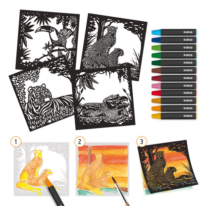 Livrenpoche : A contre-jour - Atelier aquarelle -  - jeuSociete