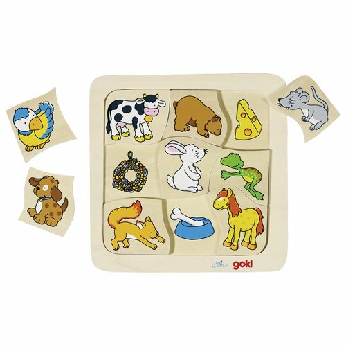 Livrenpoche : Qui Mange Quoi ? - Puzzle en bois à encastrement -  - jeuSociete