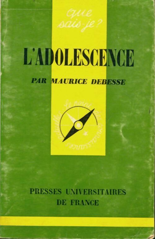Livrenpoche : L'adolescence - Maurice Debesse - Livre