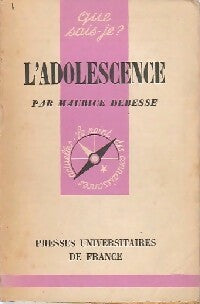 L'adolescence - Maurice Debesse - Livre