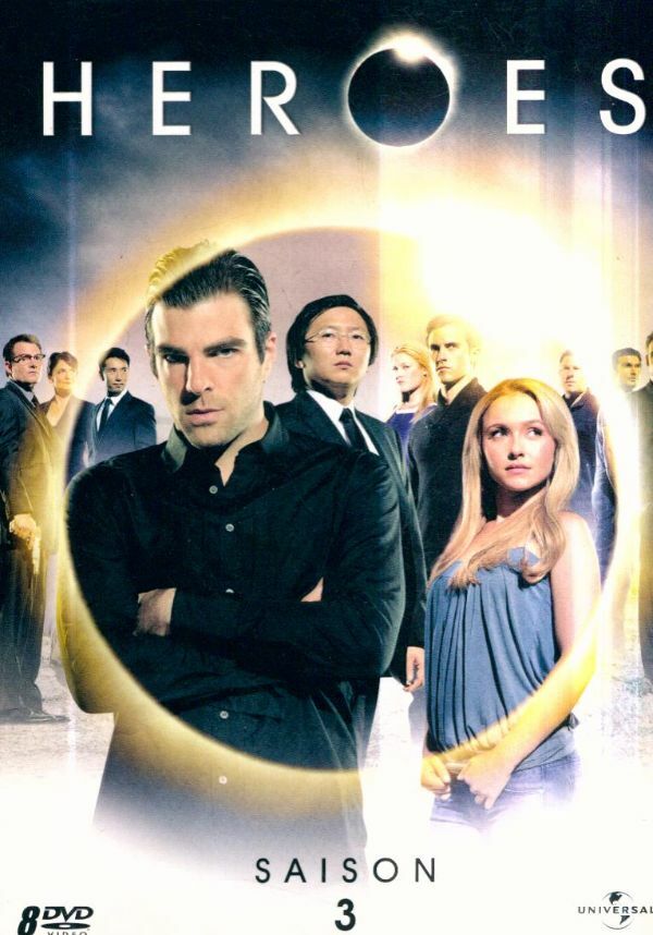 Livrenpoche : Heroes Saison 3 - Daniel Attias, Seith Mann, Anthony Hemingway, Greg Beeman, Sergio Mimica-Gezzan, Holly Dale, Jeannot Szwarc, David Von Ancken, Greg Yaitanes, Eric Laneuville, Adam Kane, Allan Arkush, James Chory - DVD