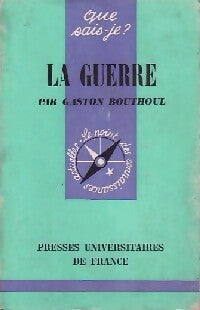 Livrenpoche : La guerre - Gaston Bouthoul - Livre