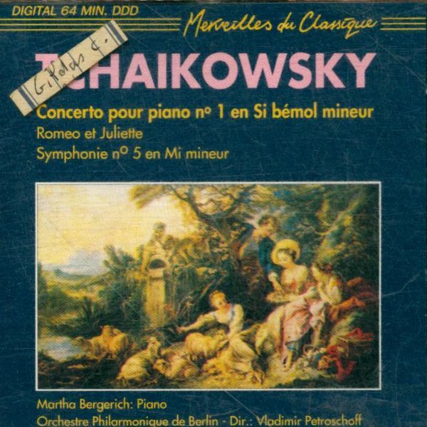 Livrenpoche : Tchaikovsky Concerto pour Piano - Orchestre Philarmonique de Berlin, Martha Bergerich - CD