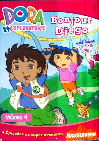 Livrenpoche : Dora l'exploratrice Vol. 4 : Bonjour Diego - XXX - DVD