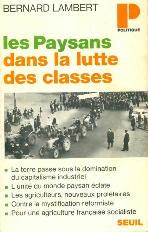 Les Paysans dans la lutte des classes - Bernard Lambert - Livre