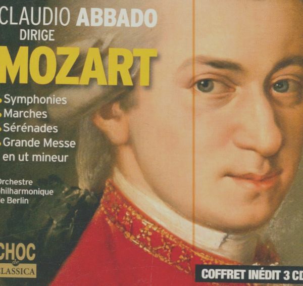 Mozart - Claudio Abbado dirige Mozart (3 CD) - Mozart, Claudio Abbado, Orchestre Philharmonique de Berlin - CD