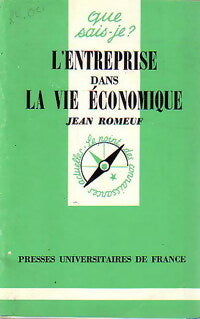 Livrenpoche : L'entreprise dans la vie économique - Jean Romeuf - Livre