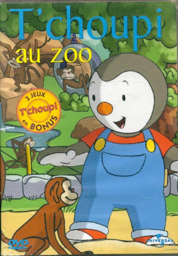 Livrenpoche : T'choupi - Vol.3 : T'choupi au Zoo - Jean-Luc François - DVD