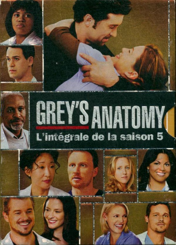 Livrenpoche : Grey's Anatomy, saison 5 - Coffret 7 DVD - Daniel Attias, Allison Liddi, Jeannot Szwarc, Jessica Yu, Rob Corn, Julie Anne Robinson, James Frawley, Randall Zisk, Tom Verica, Michael Pressman, Edward Ornelas, Tony Phelan, Bill D'Elia, Eric Stoltz, Joanna Kerns, Arlene Sanford - DVD