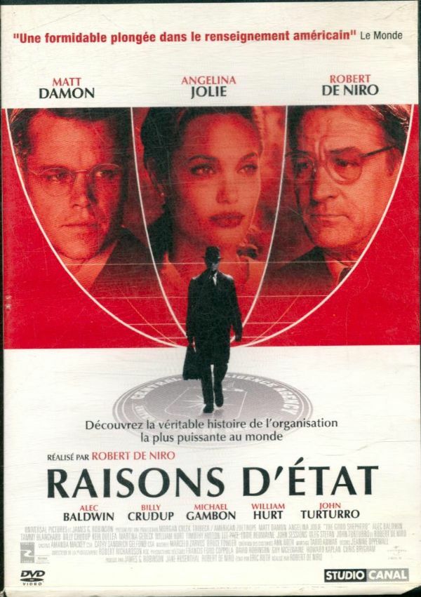 Livrenpoche : Raisons d'état - Robert De Niro - DVD