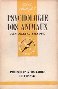 Livrenpoche : Psychologie des animaux - Jean-Claude Filloux - Livre