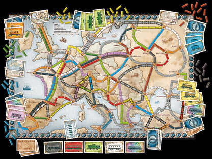 Livrenpoche : Les aventuriers du Rail Europe -  - jeuSociete