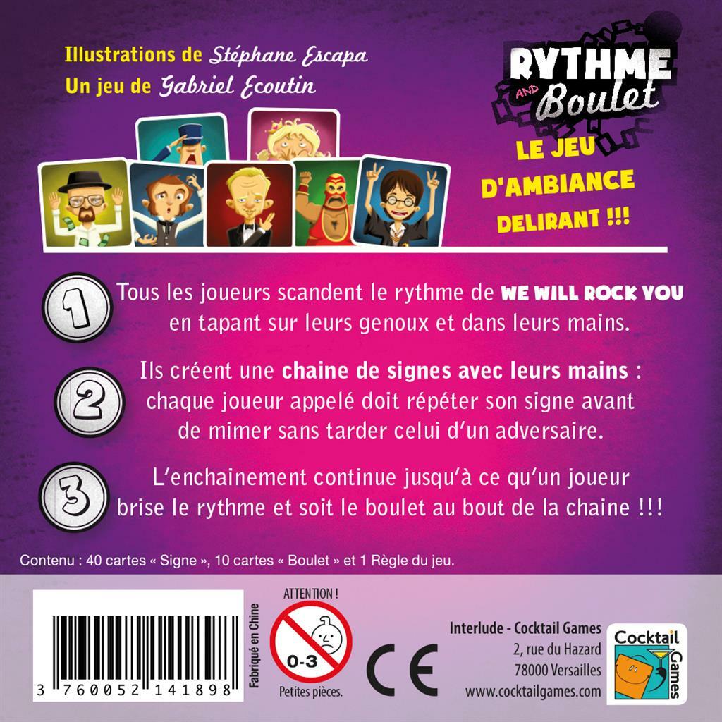 Livrenpoche : Rythme and Boulet -  - jeuSociete