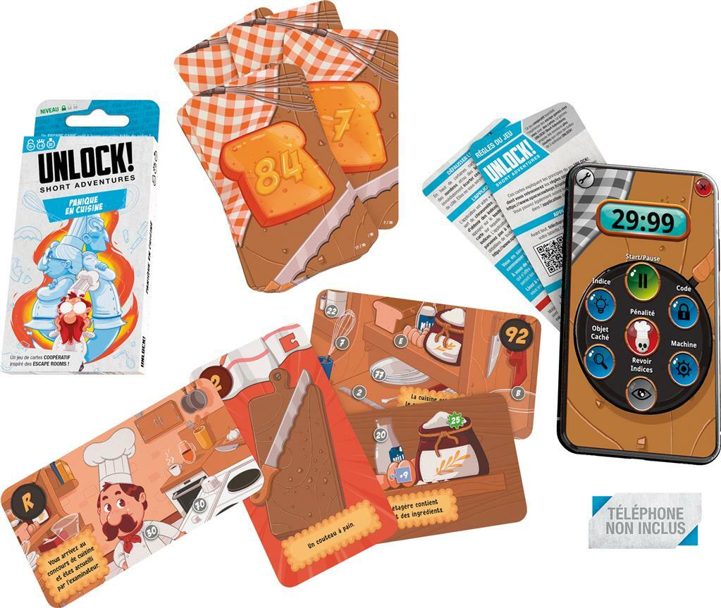 Livrenpoche : Unlock ! Short Adventure : Panique en Cuisine -  - jeuSociete