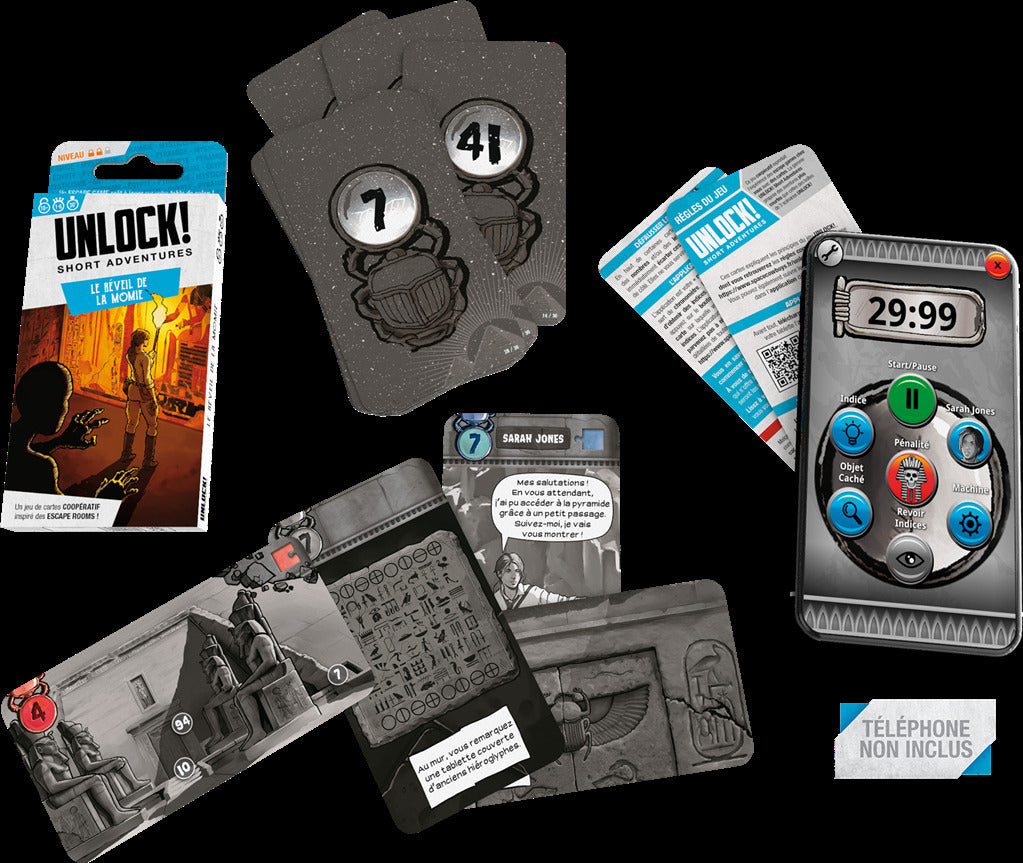 Livrenpoche : Unlock ! Short Adventure : Le réveil de la Momie -  - jeuSociete