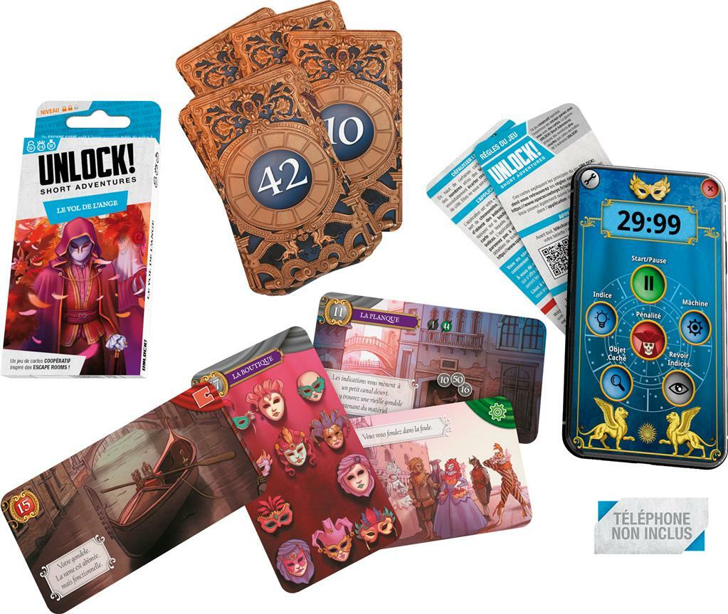 Livrenpoche : Unlock ! Short Adventure : Le vol de l Ange -  - jeuSociete