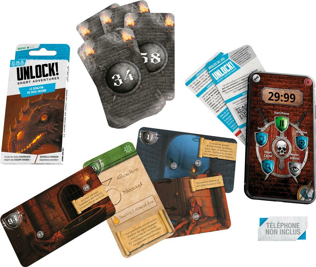 Livrenpoche : Unlock Short Adventures - Le Donjon de Doo Arann -  - jeuSociete