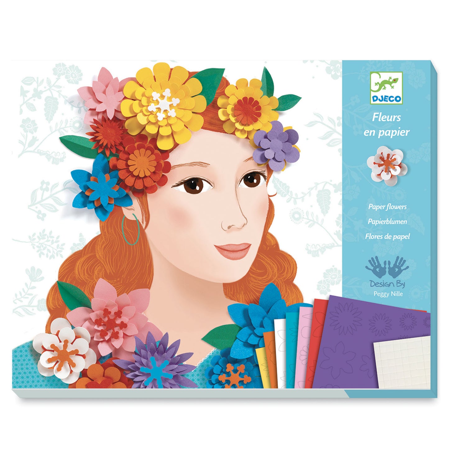 Livrenpoche : Jeunes Filles en Fleurs - Fleurs en papier -  - jeuSociete