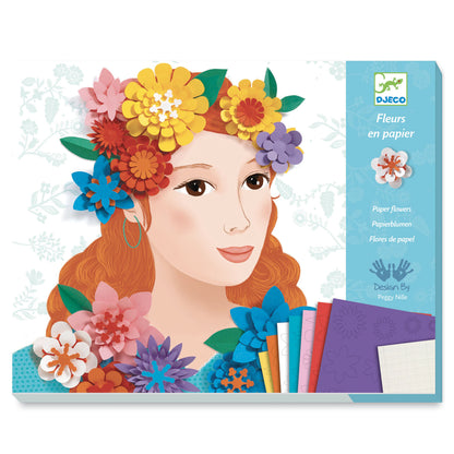 Livrenpoche : Jeunes Filles en Fleurs - Fleurs en papier -  - jeuSociete