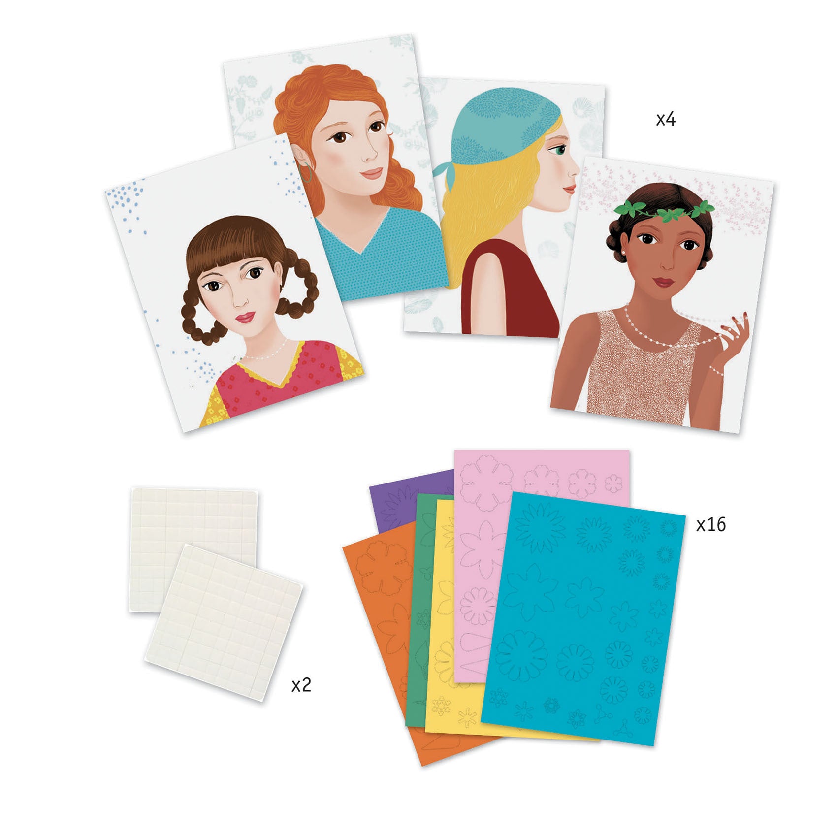 Livrenpoche : Jeunes Filles en Fleurs - Fleurs en papier -  - jeuSociete