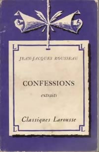 Livrenpoche : Les Confessions (extraits) - Jean-Jacques Rousseau - Livre
