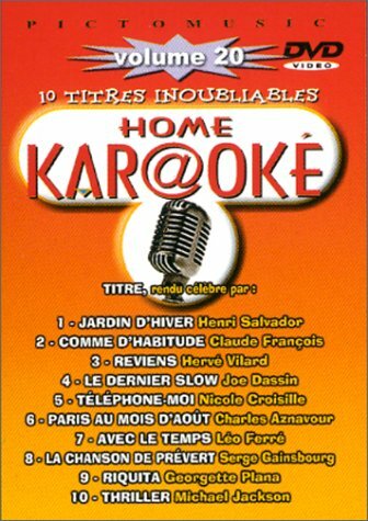 Livrenpoche : Home Kar@oké : 10 titres inoubliables - Vol.20 - XXX - DVD