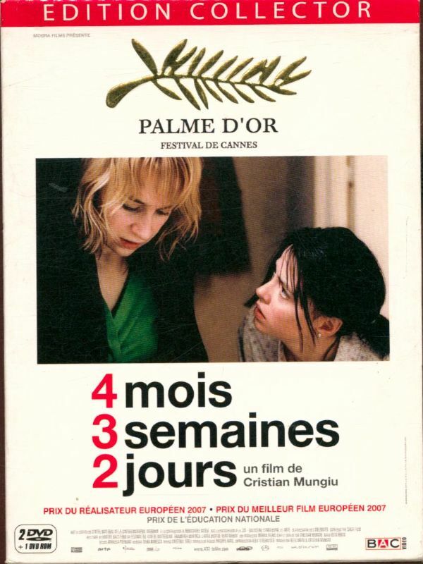 Livrenpoche : 4 mois, 3 semaines, 2 jours Edition Collector - Cristian Mungiu - DVD