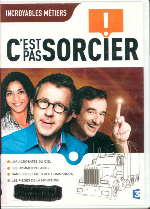 Livrenpoche : C'est Pas Sorcier-Incroyables métiers - Jean-Marie Sigot, Catherine Breton, Vincent Basso-Bondini - DVD