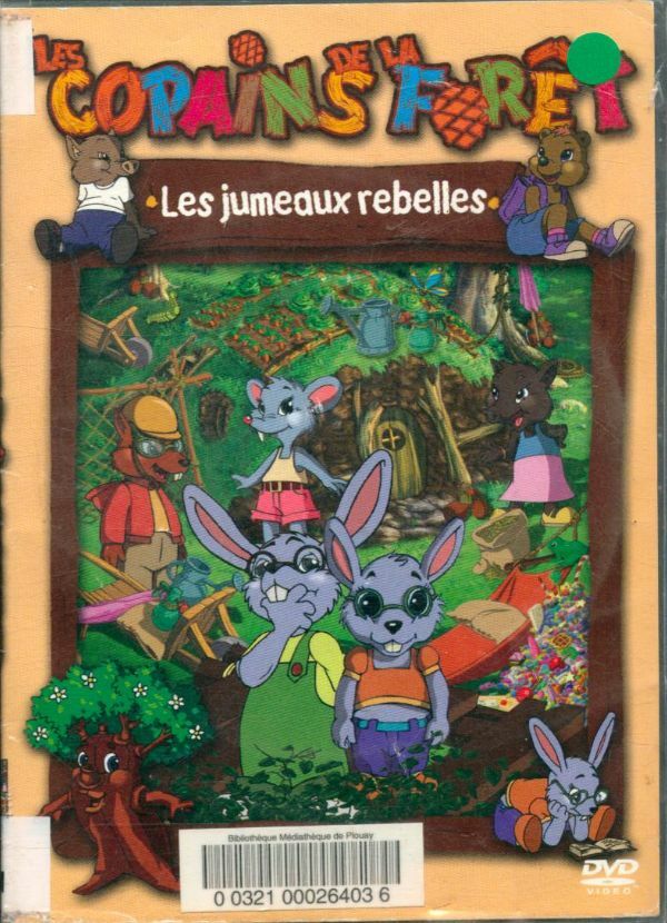 Livrenpoche : Les copains de la forêt : Les jumeaux rebelles - Bernard Le Gall - DVD
