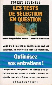 Livrenpoche : Les tests de sélection en question - Marie-Magdeleine Bernié, Arnaud D'aboville - Livre